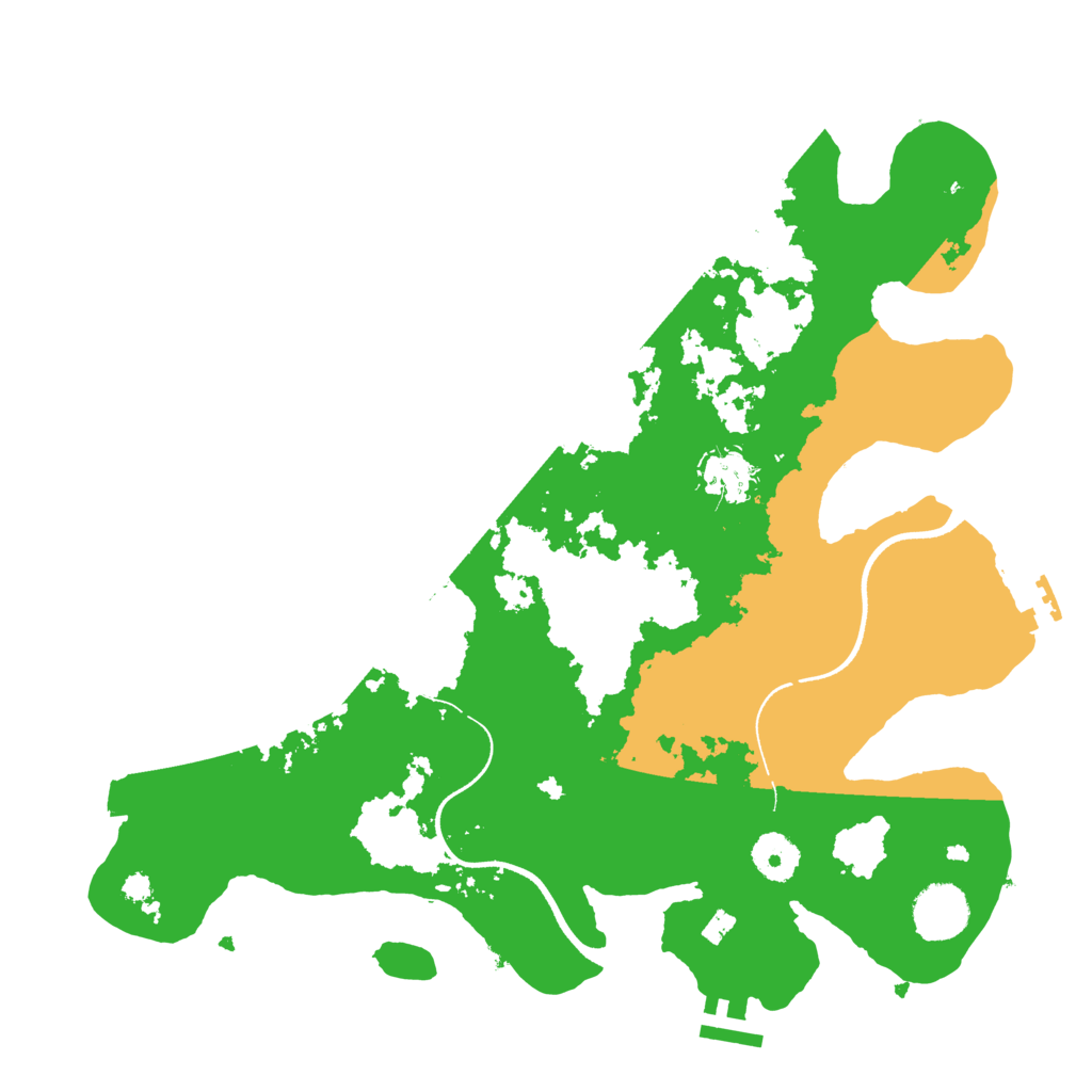 Biome Rust Map: Procedural Map, Size: 3500, Seed: 1607603333