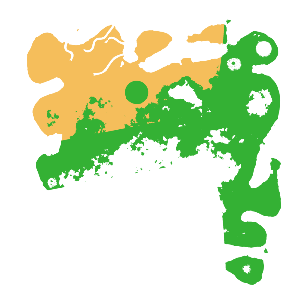 Biome Rust Map: Procedural Map, Size: 3500, Seed: 1777790822