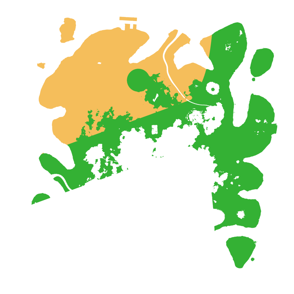 Biome Rust Map: Procedural Map, Size: 3400, Seed: 1466576130