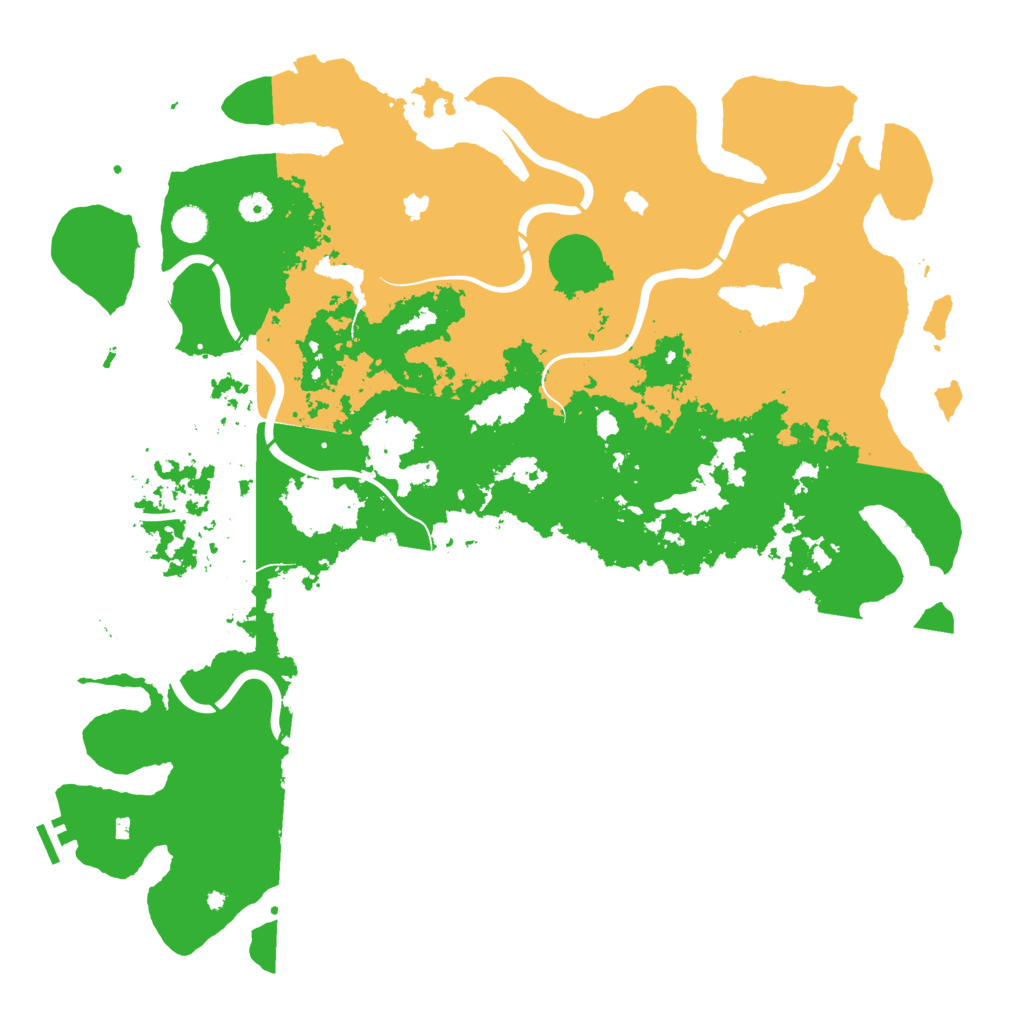 Biome Rust Map: Procedural Map, Size: 5000, Seed: 1696126096