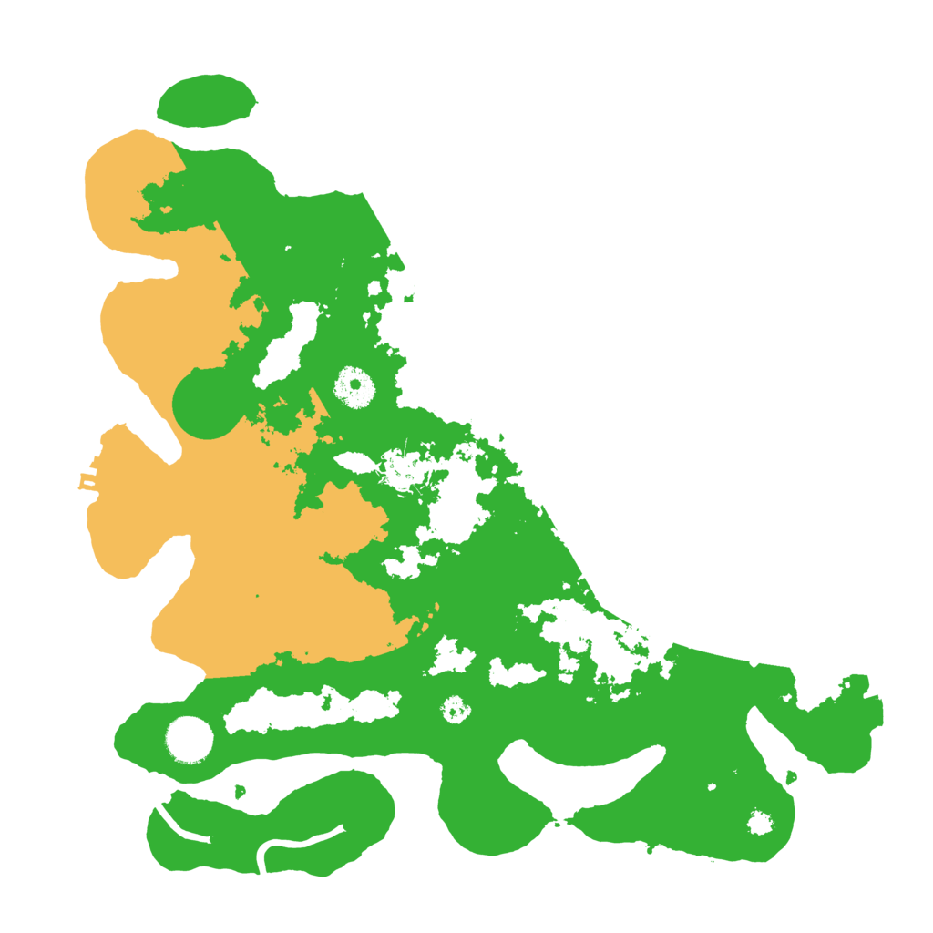 Biome Rust Map: Procedural Map, Size: 3500, Seed: 948296646