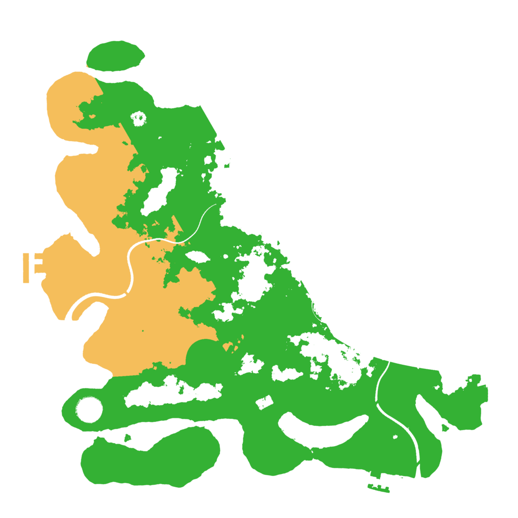 Biome Rust Map: Procedural Map, Size: 3500, Seed: 948296646