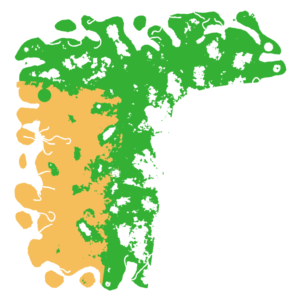 Biome Rust Map: Procedural Map, Size: 6000, Seed: 7511