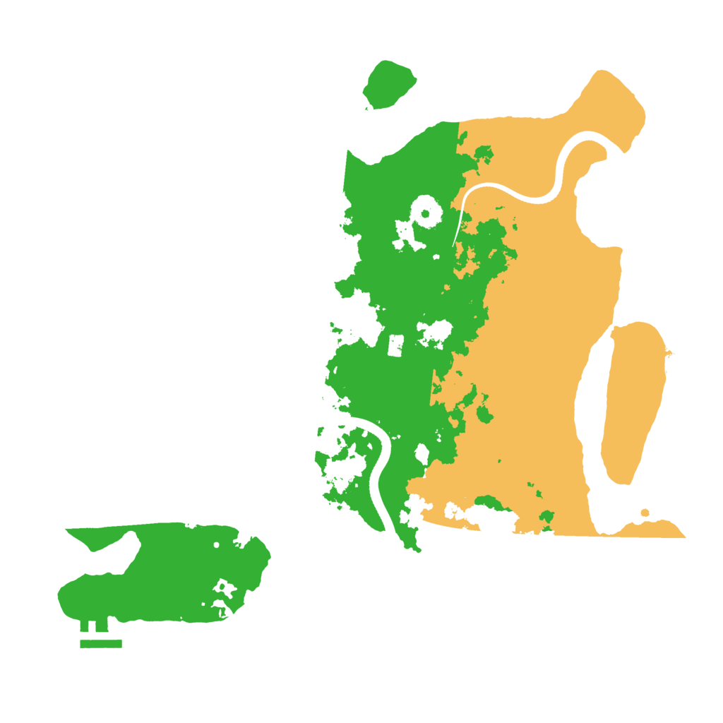 Biome Rust Map: Procedural Map, Size: 3500, Seed: 914820374