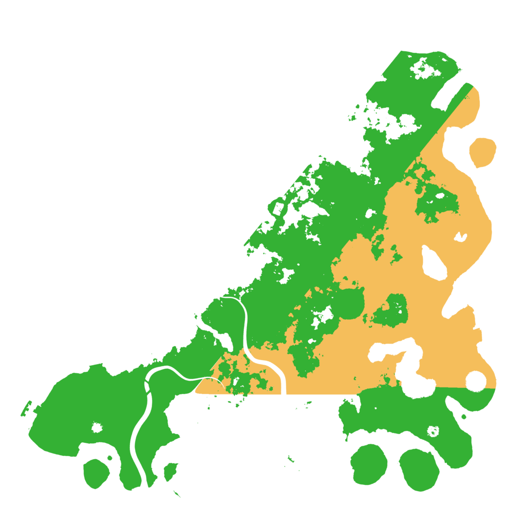 Biome Rust Map: Procedural Map, Size: 4500, Seed: 68712123