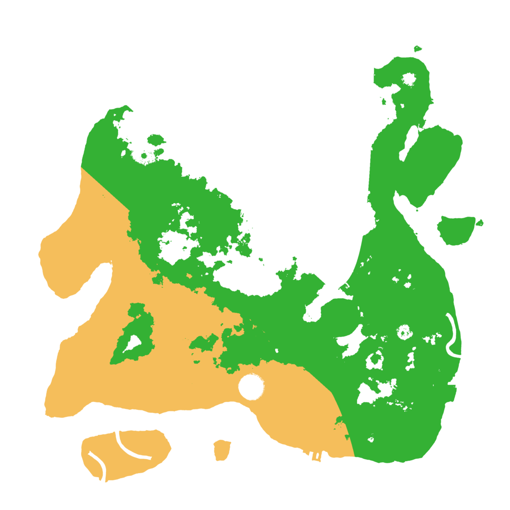 Biome Rust Map: Procedural Map, Size: 3500, Seed: 1771633377