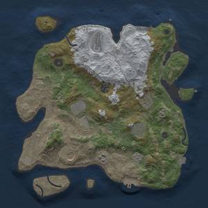 Thumbnail Rust Map: Procedural Map, Size: 3500, Seed: 1771633377, 16 Monuments