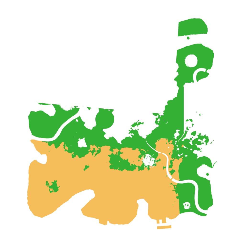 Biome Rust Map: Procedural Map, Size: 3450, Seed: 80055681