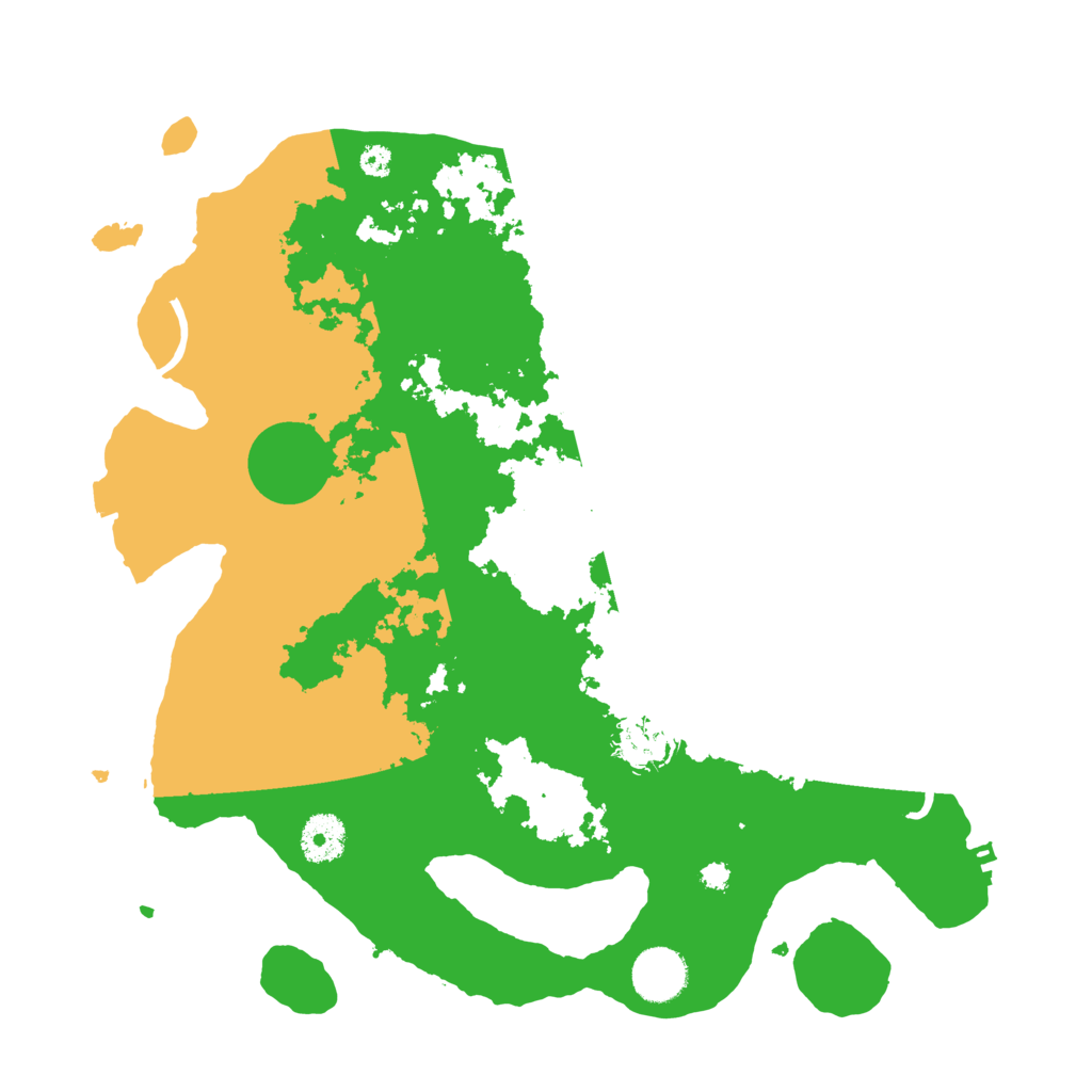 Biome Rust Map: Procedural Map, Size: 3500, Seed: 1249151170
