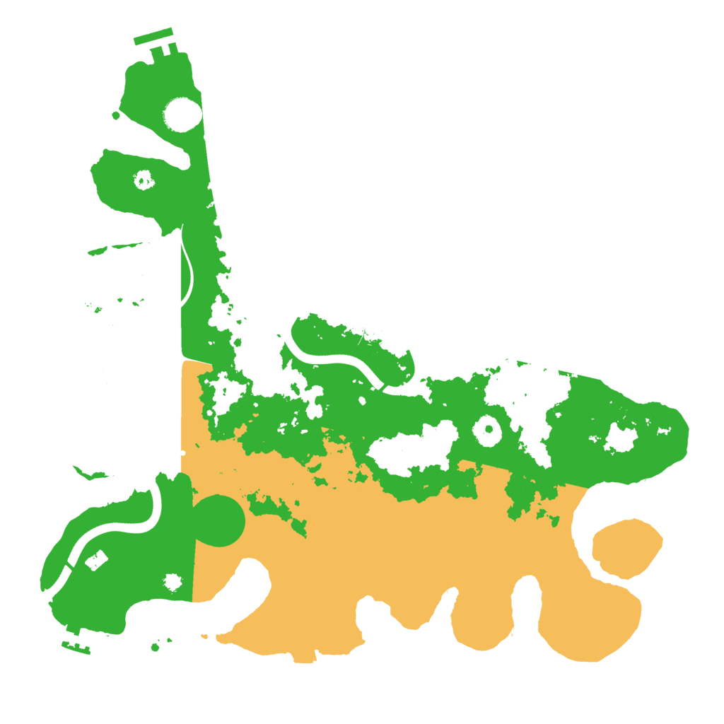 Biome Rust Map: Procedural Map, Size: 3700, Seed: 690587578