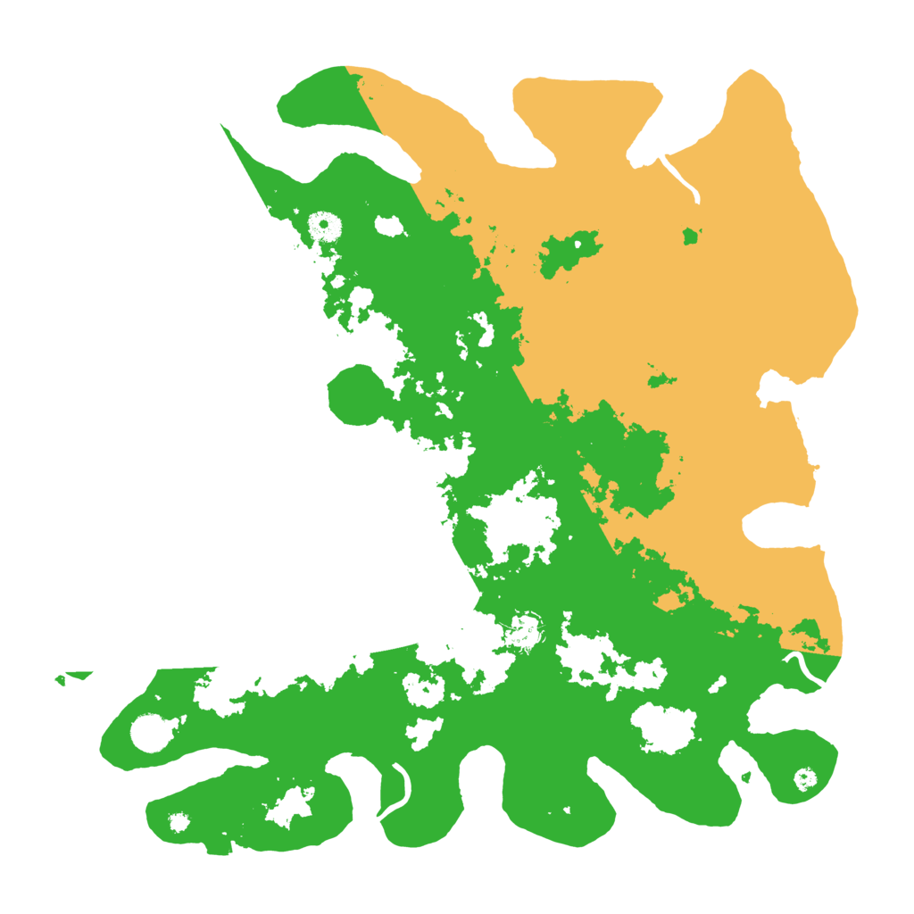 Biome Rust Map: Procedural Map, Size: 4200, Seed: 1819724208