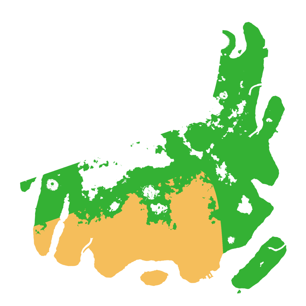Biome Rust Map: Procedural Map, Size: 4000, Seed: 886805570