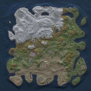 Thumbnail Rust Map: Procedural Map, Size: 4250, Seed: 2092129952, 19 Monuments