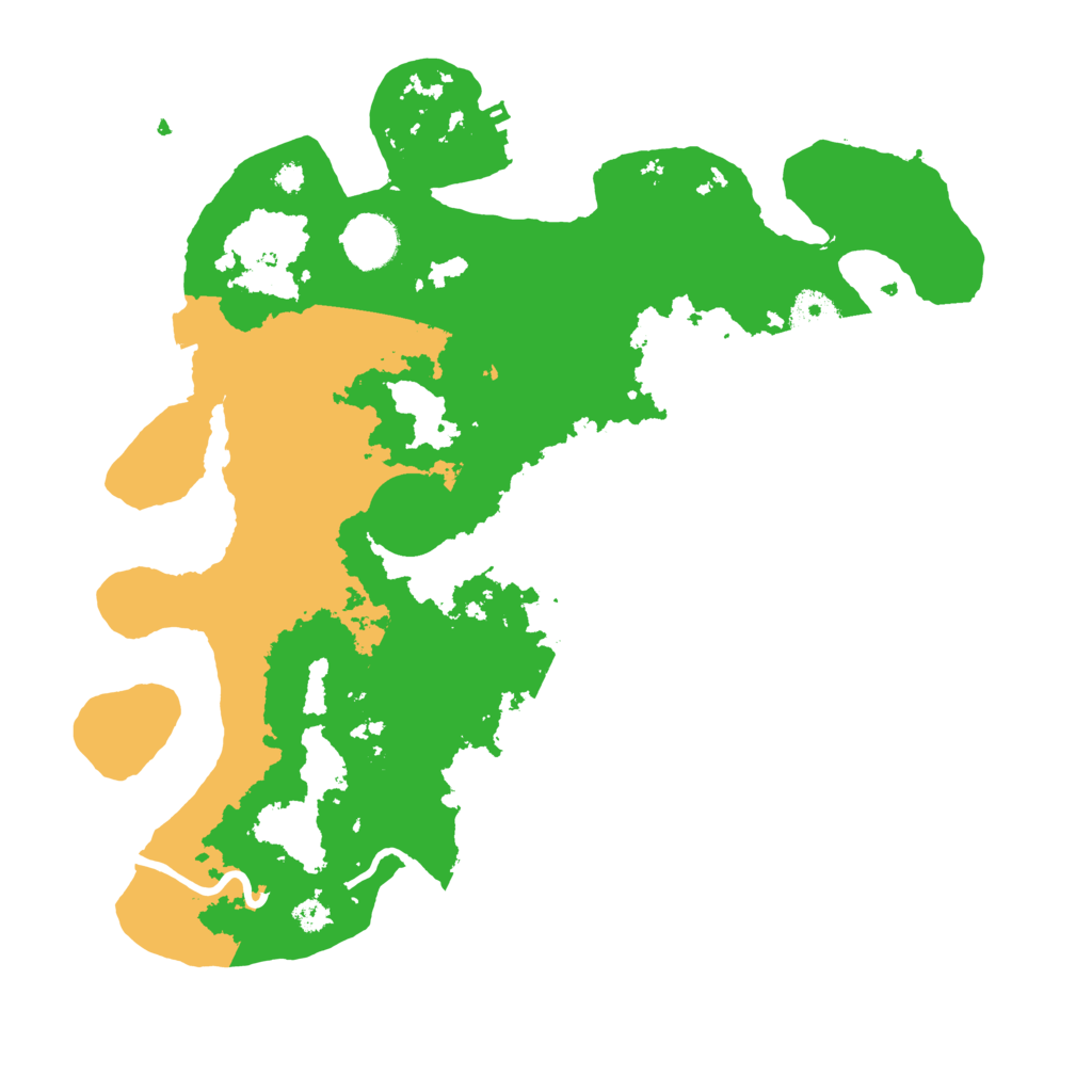 Biome Rust Map: Procedural Map, Size: 3500, Seed: 4267342