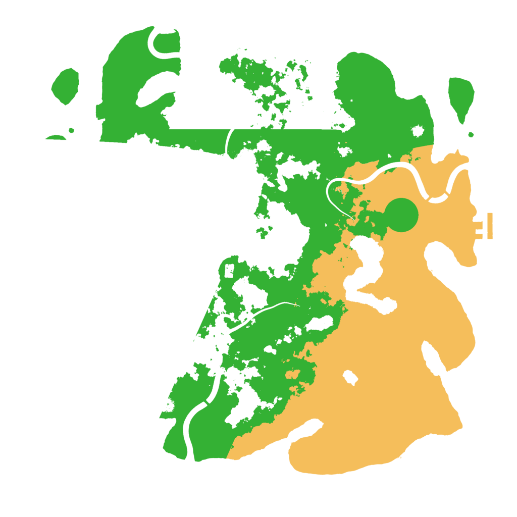 Biome Rust Map: Procedural Map, Size: 4000, Seed: 1005386734