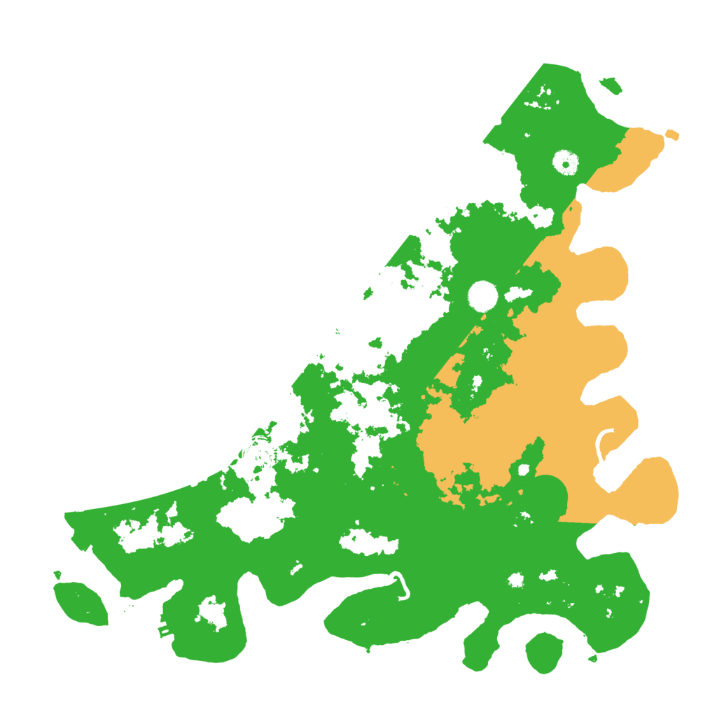 Biome Rust Map: Procedural Map, Size: 4250, Seed: 70117557