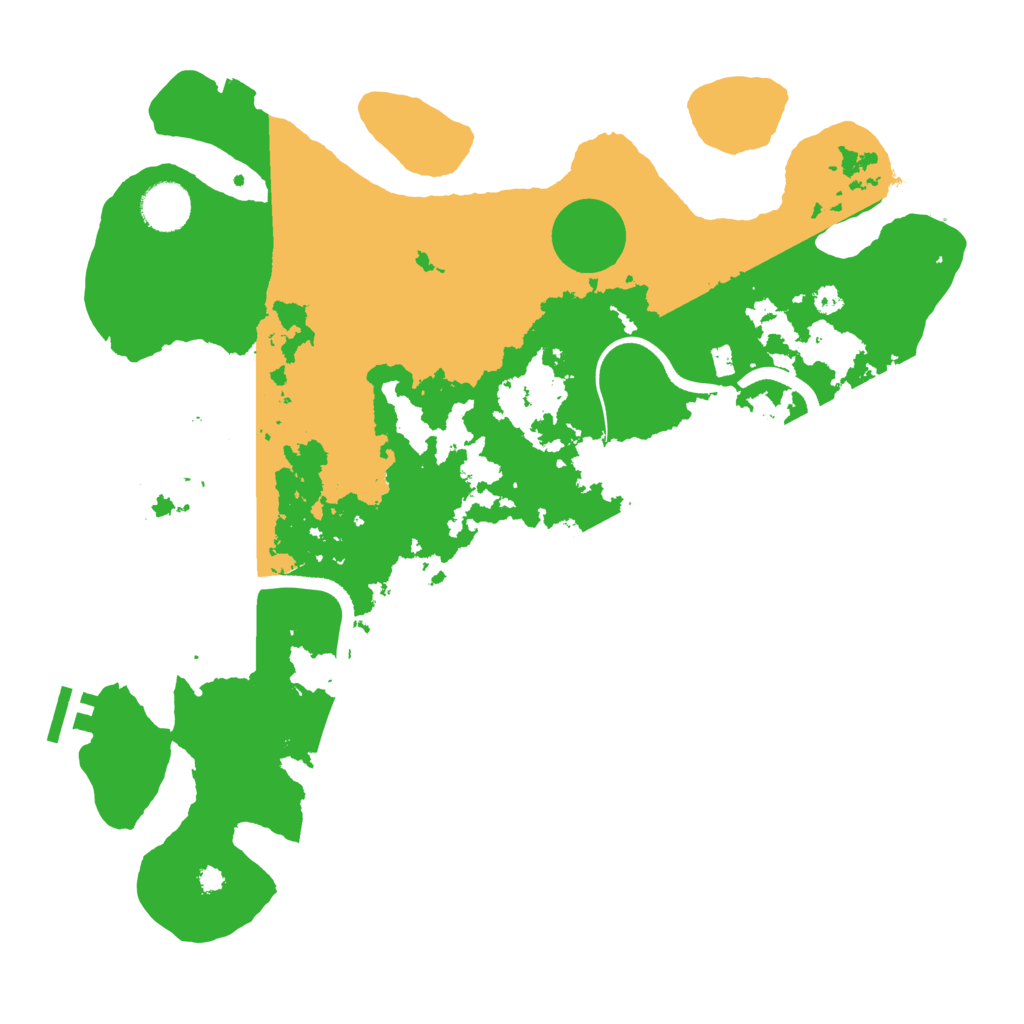 Biome Rust Map: Procedural Map, Size: 3650, Seed: 10525389