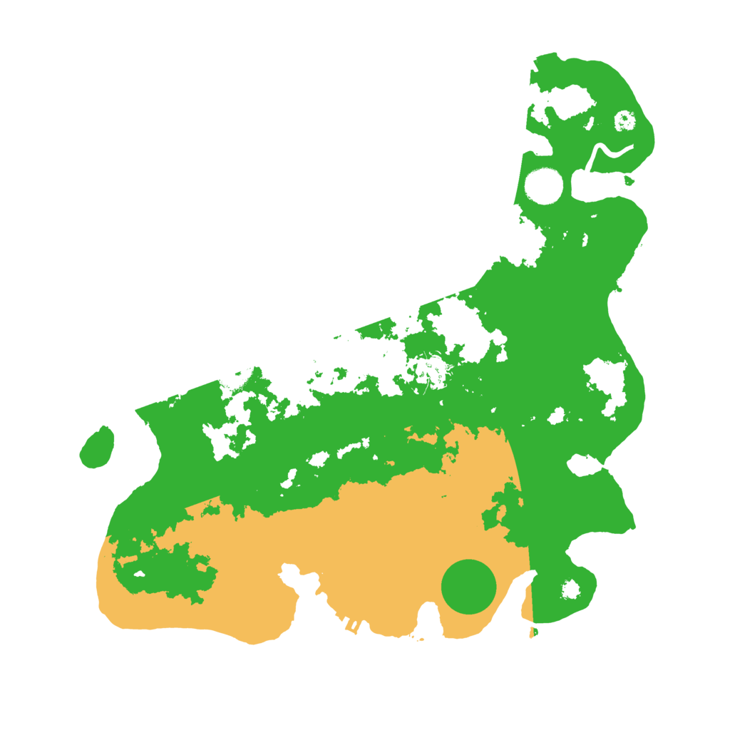 Biome Rust Map: Procedural Map, Size: 3500, Seed: 254749870