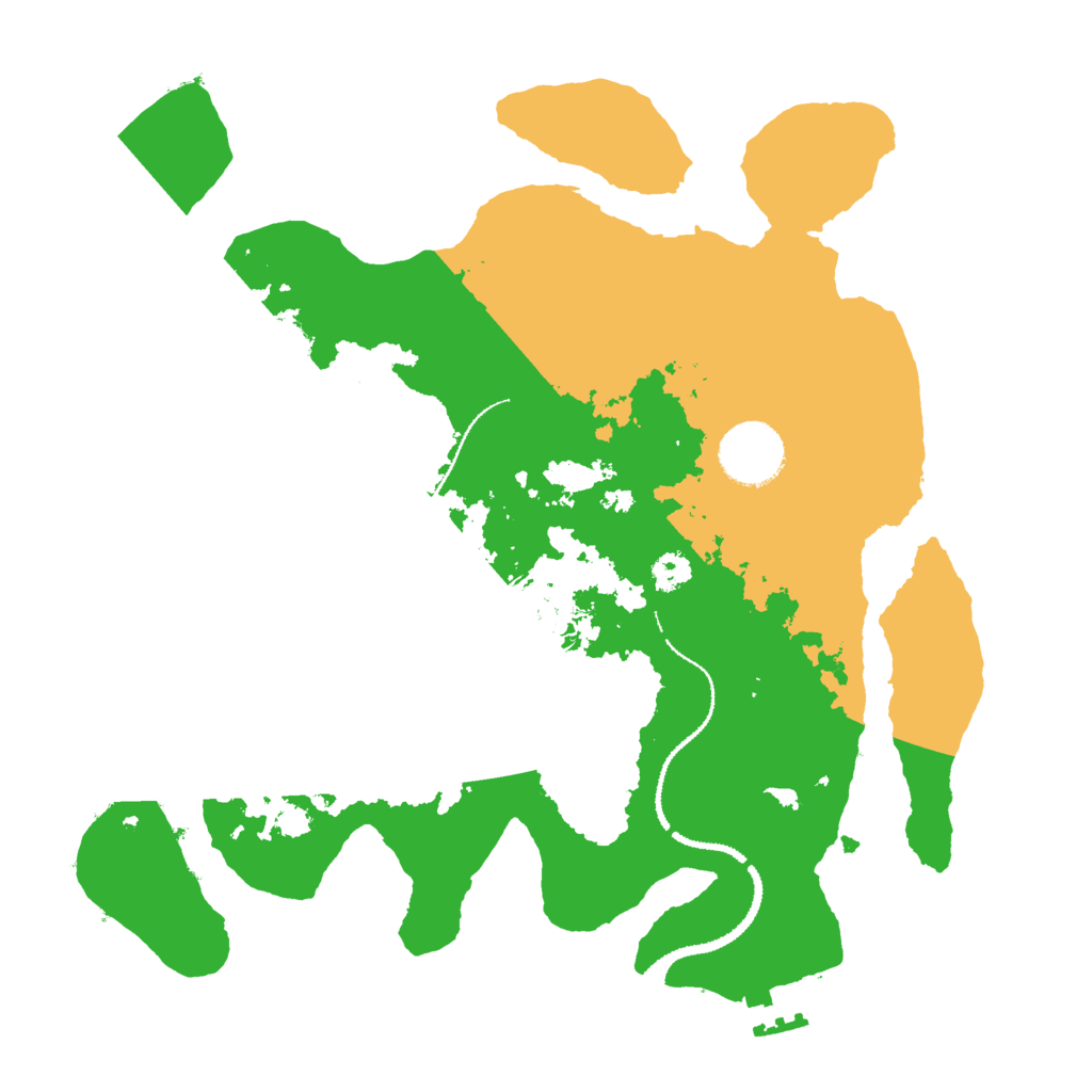 Biome Rust Map: Procedural Map, Size: 3000, Seed: 397538628