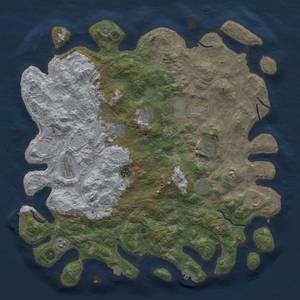 Thumbnail Rust Map: Procedural Map, Size: 4500, Seed: 819481664, 18 Monuments