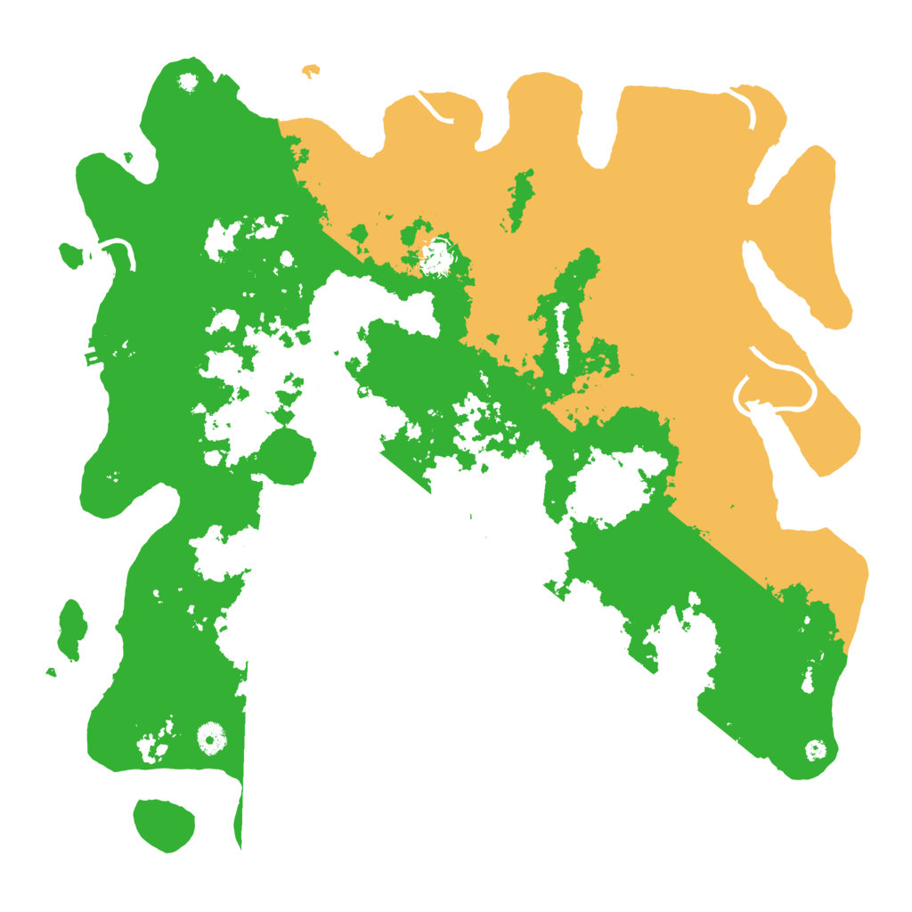 Biome Rust Map: Procedural Map, Size: 4500, Seed: 363209585