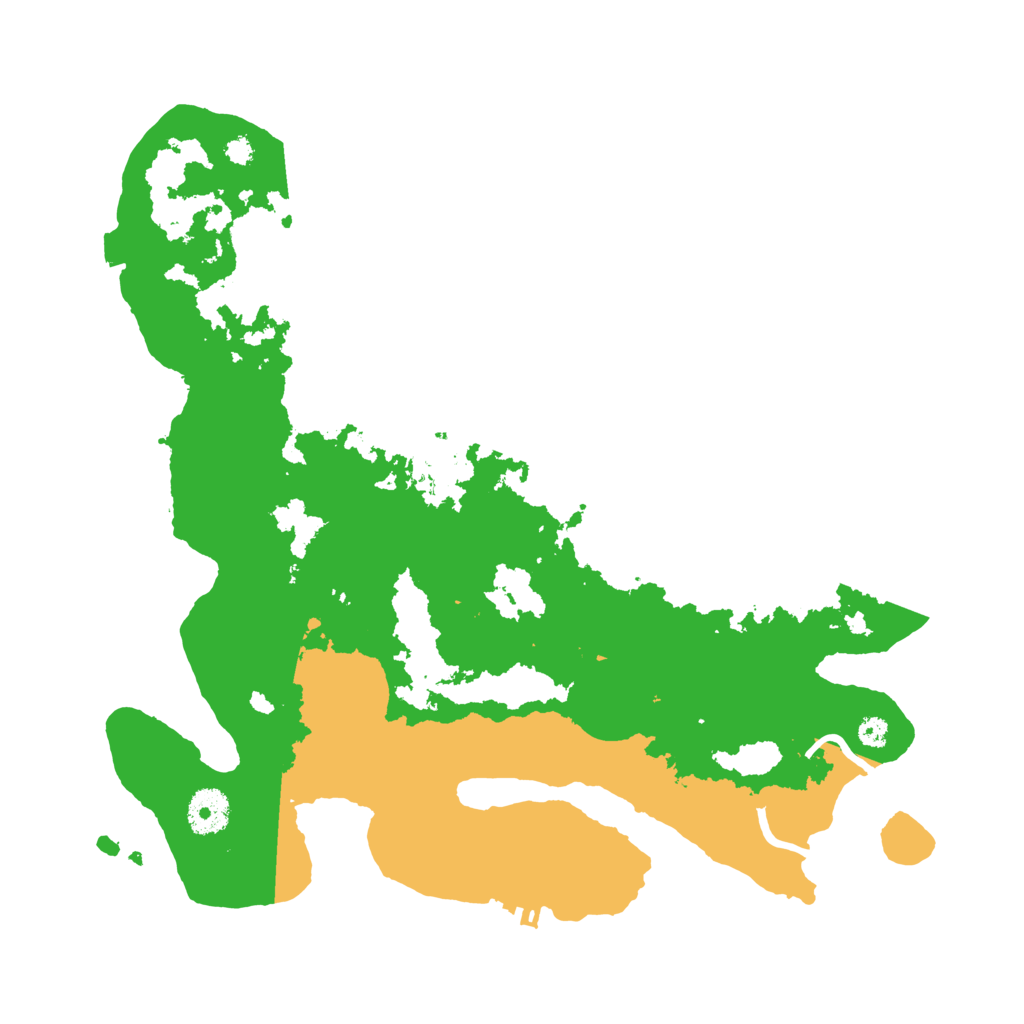 Biome Rust Map: Procedural Map, Size: 3500, Seed: 98716