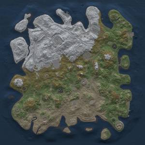 Thumbnail Rust Map: Procedural Map, Size: 4250, Seed: 22010854, 17 Monuments