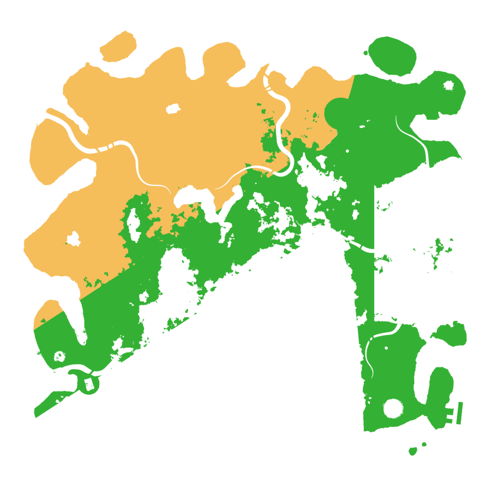 Biome Rust Map: Procedural Map, Size: 4500, Seed: 1875406490