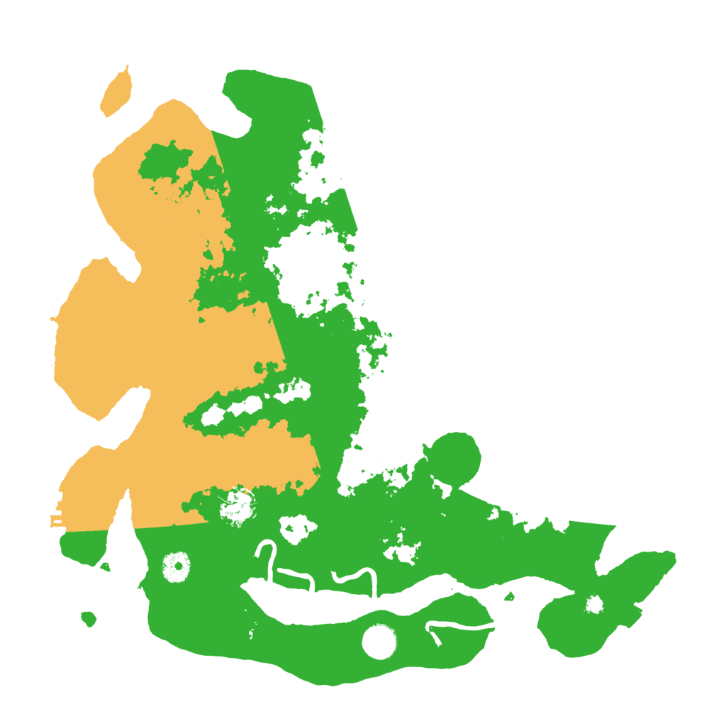 Biome Rust Map: Procedural Map, Size: 3700, Seed: 361242274