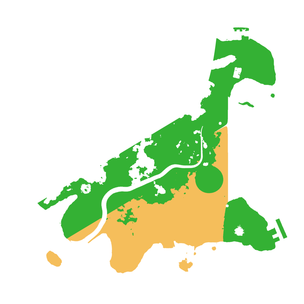 Biome Rust Map: Procedural Map, Size: 3000, Seed: 1176978525
