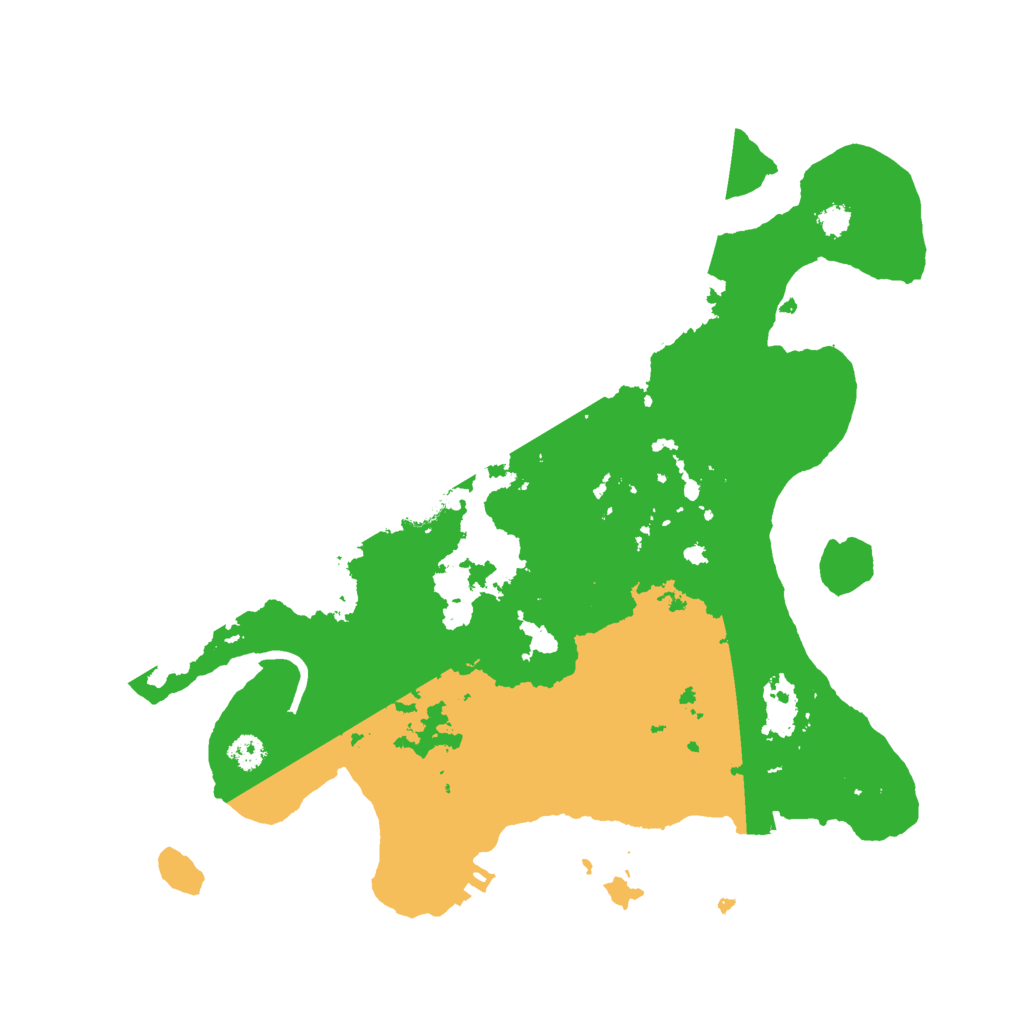 Biome Rust Map: Procedural Map, Size: 3000, Seed: 1176978525