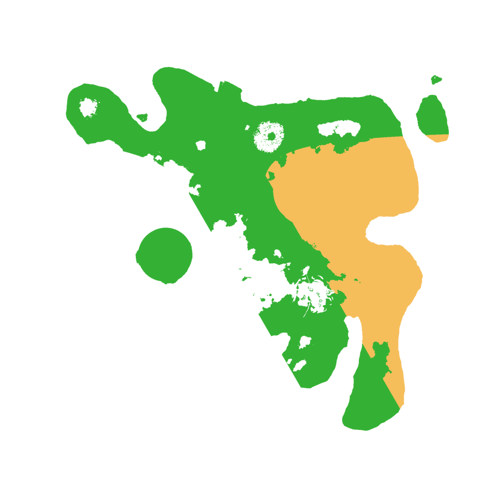 Biome Rust Map: Procedural Map, Size: 2500, Seed: 634088685