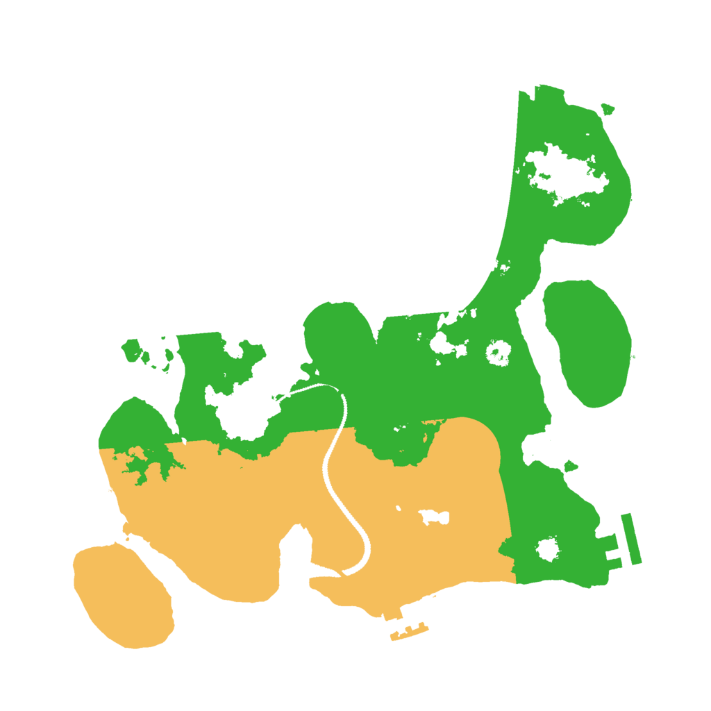 Biome Rust Map: Procedural Map, Size: 2800, Seed: 144381