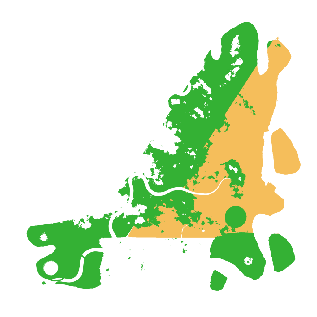 Biome Rust Map: Procedural Map, Size: 3900, Seed: 13850034