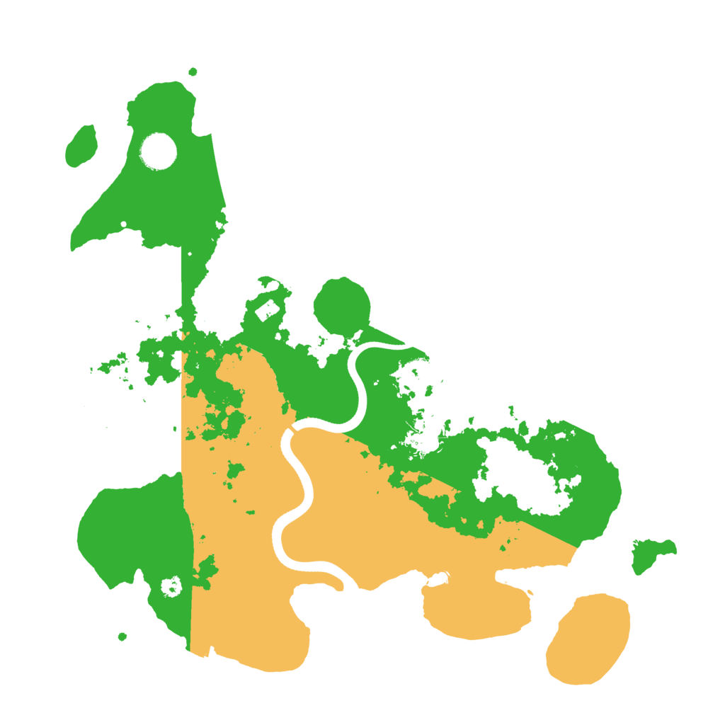Biome Rust Map: Procedural Map, Size: 3500, Seed: 33628632