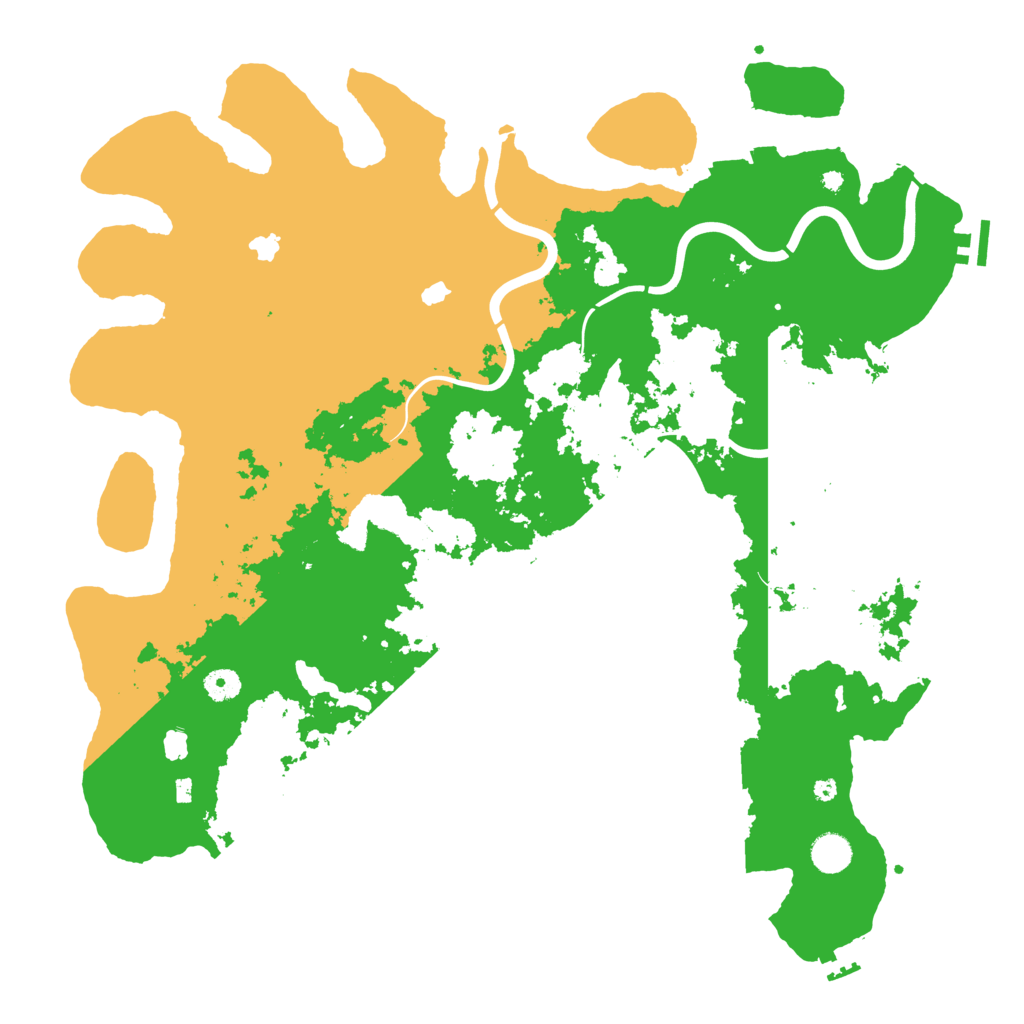 Biome Rust Map: Procedural Map, Size: 4500, Seed: 52769