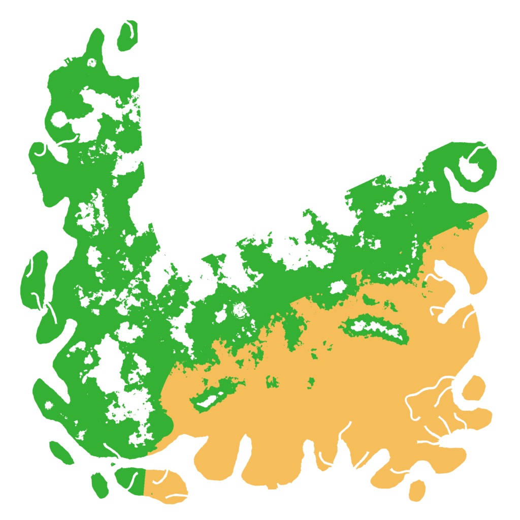 Biome Rust Map: Procedural Map, Size: 6000, Seed: 134594104