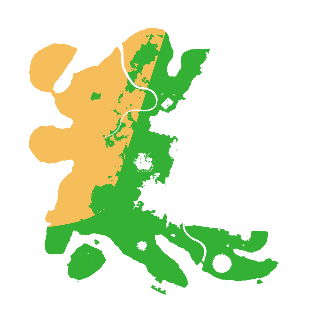 Biome Rust Map: Procedural Map, Size: 3000, Seed: 2257