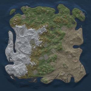 Thumbnail Rust Map: Procedural Map, Size: 4500, Seed: 469695696, 19 Monuments