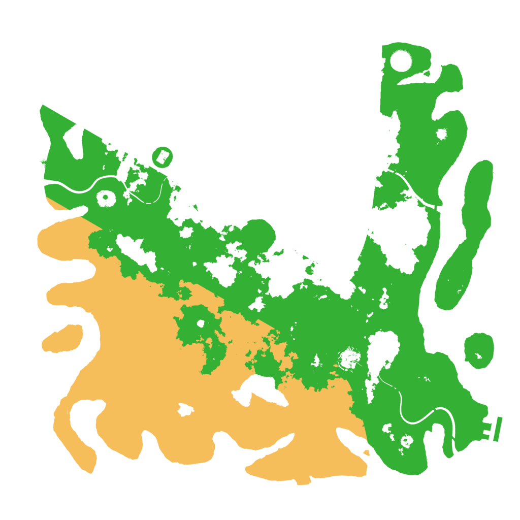 Biome Rust Map: Procedural Map, Size: 4250, Seed: 1067839030