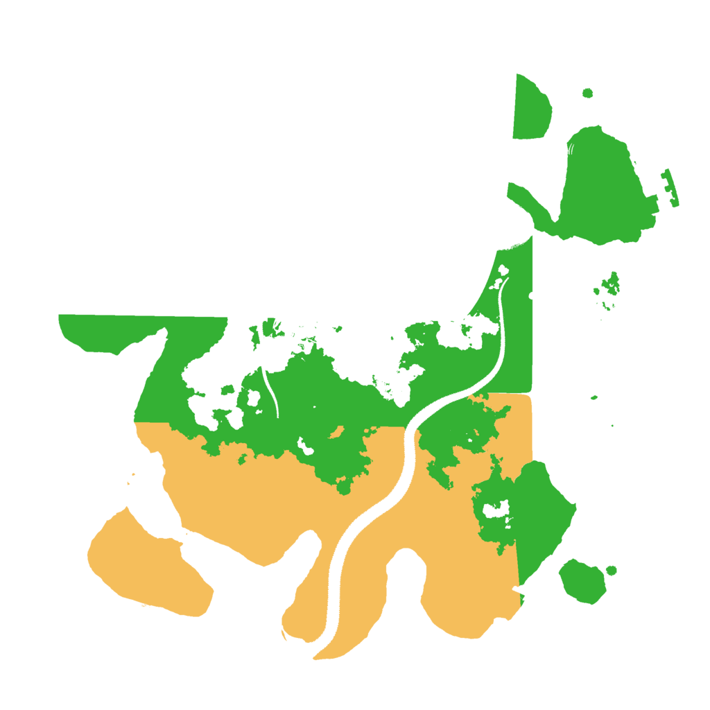 Biome Rust Map: Procedural Map, Size: 2800, Seed: 124722623