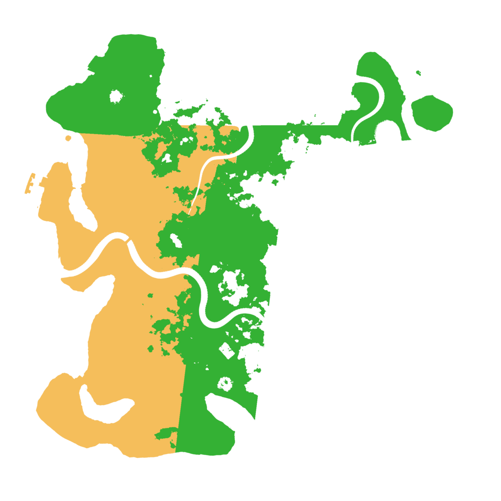 Biome Rust Map: Procedural Map, Size: 3500, Seed: 116812903