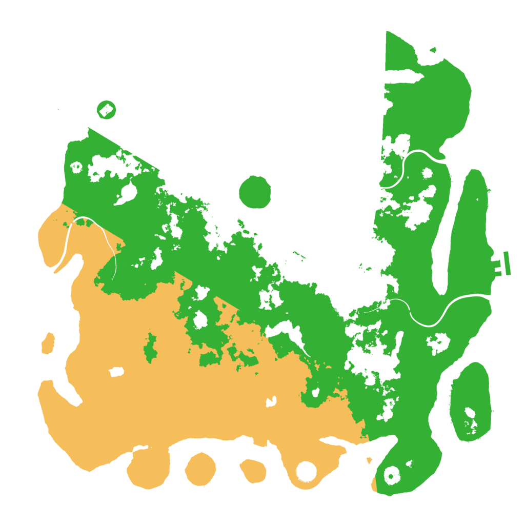 Biome Rust Map: Procedural Map, Size: 4500, Seed: 258463995