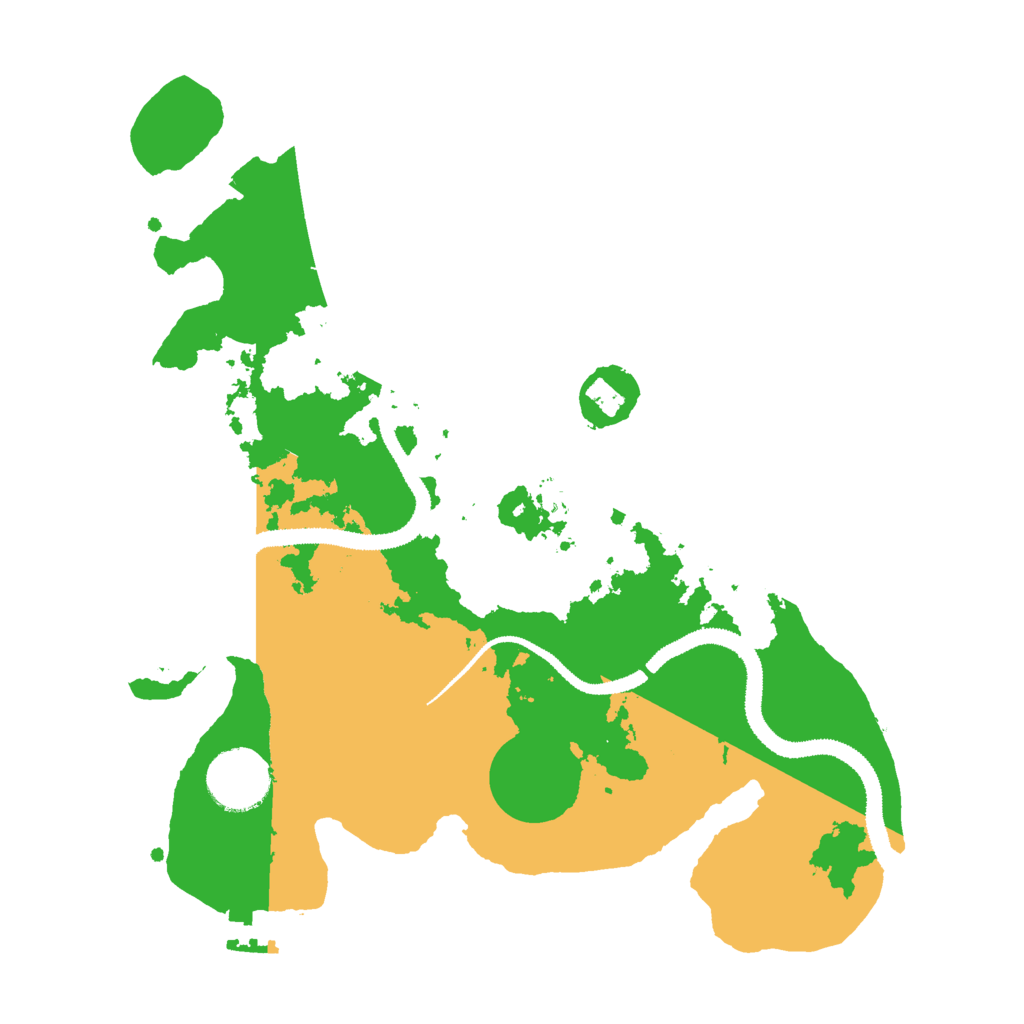 Biome Rust Map: Procedural Map, Size: 3000, Seed: 339993992