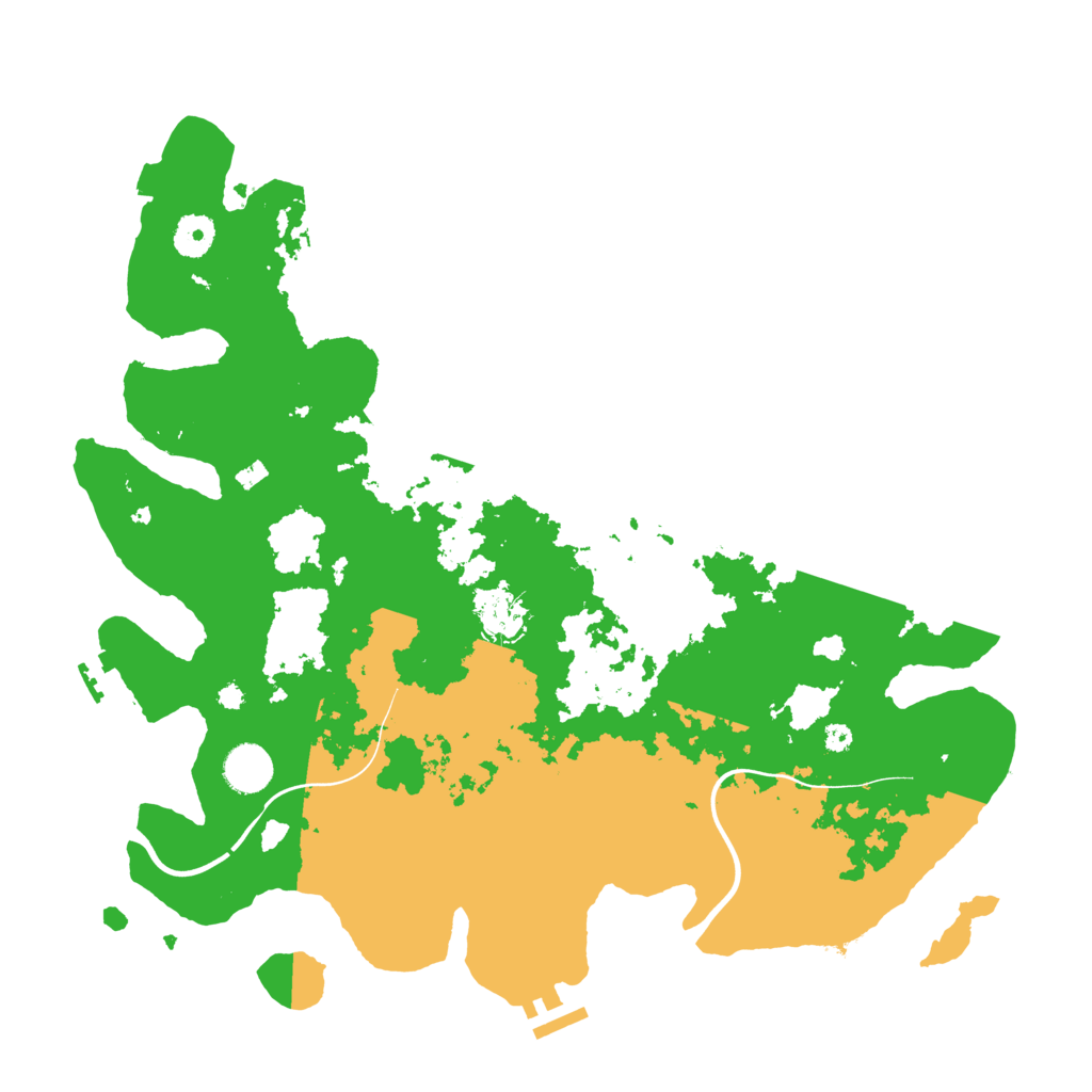 Biome Rust Map: Procedural Map, Size: 3900, Seed: 26547723