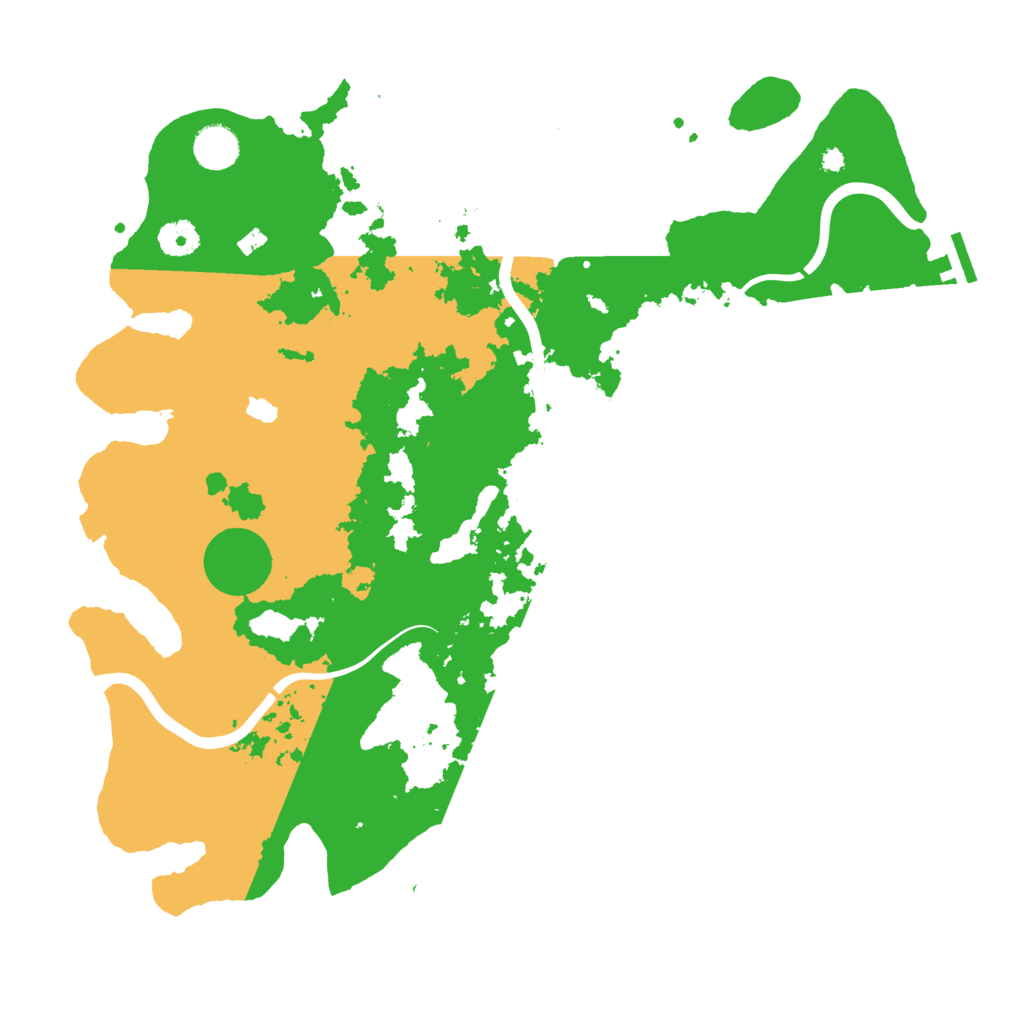 Biome Rust Map: Procedural Map, Size: 4000, Seed: 537189546