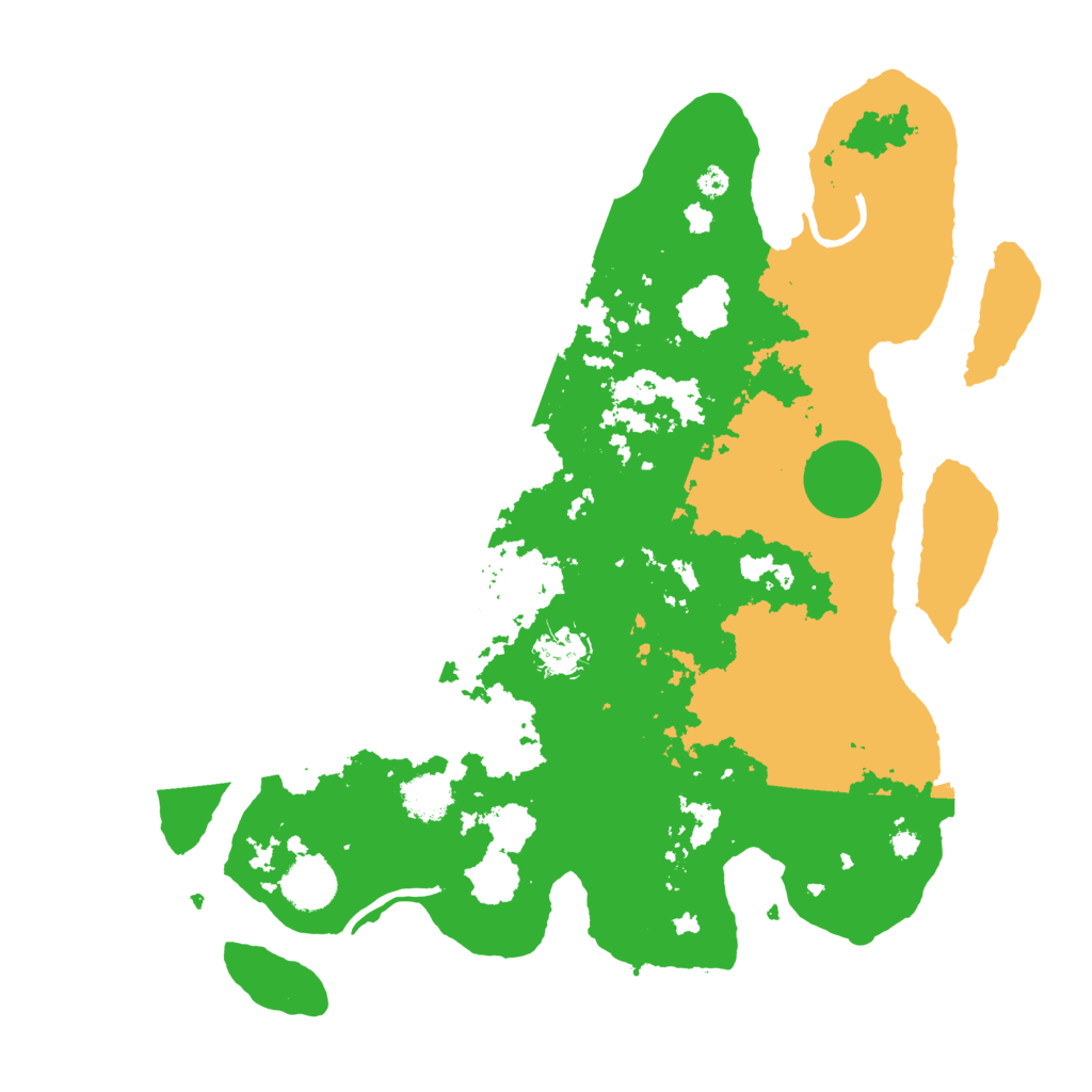 Biome Rust Map: Procedural Map, Size: 3700, Seed: 89741845