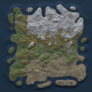 Thumbnail Rust Map: Procedural Map, Size: 4500, Seed: 3112023, 18 Monuments