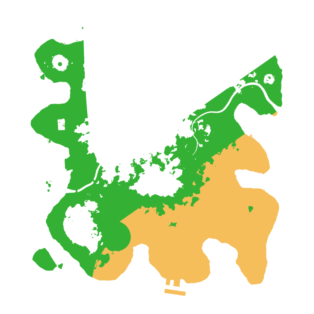 Biome Rust Map: Procedural Map, Size: 3000, Seed: 12081993