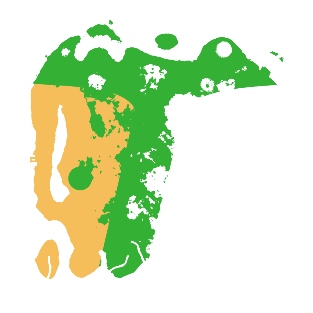 Biome Rust Map: Procedural Map, Size: 3500, Seed: 570631736